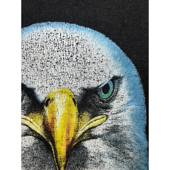 Vintage Bald Eagle Shirt Bird America Graphic Tee 90s 1990s VTG Large - Picture 4 of 8